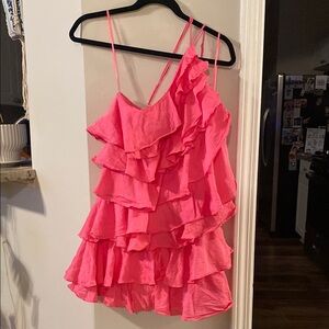 Fab’rik One Shoulder Mini Dress Womens Small